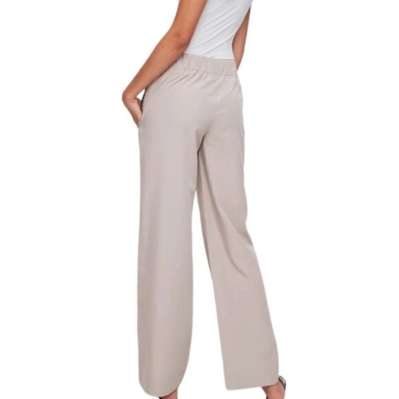 The Group Babaton Selena Wide Leg Chino Pants Concrete - Picture 4 of 13